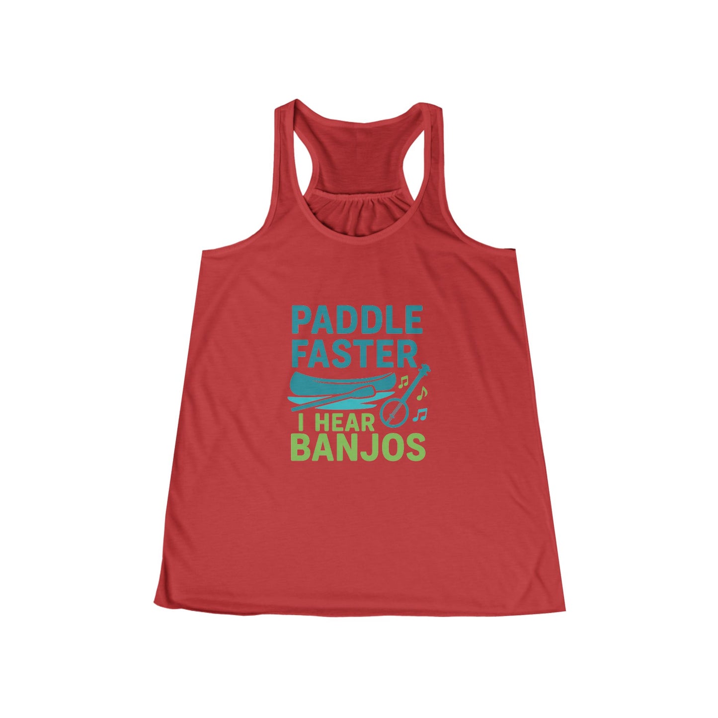Paddle Faster Racerback Tank (Vintage Style)