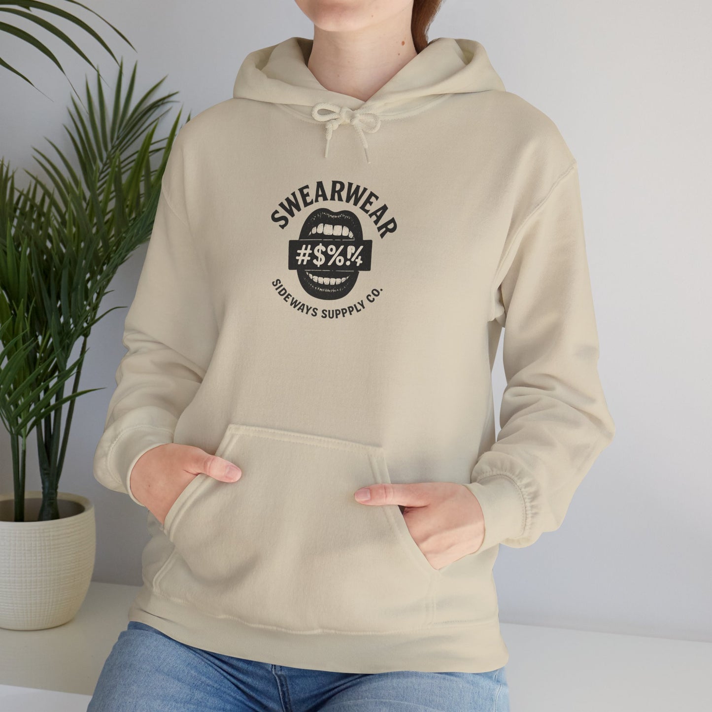 “Everything’s Fine” Heavy Blend Sweatshirt – by Swearwear