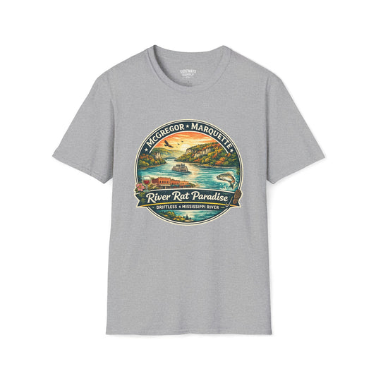 River Rat Paradise Vintage River Scene (McGregor • Marquette)