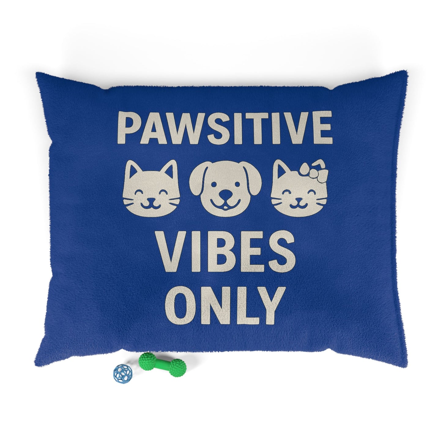 Pawsitive Vibes Pet Bed – Cozy Dog & Cat Retreat