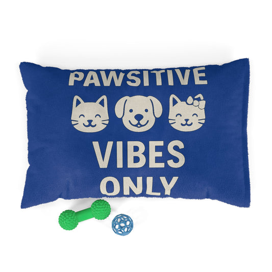 Pawsitive Vibes Pet Bed – Cozy Dog & Cat Retreat