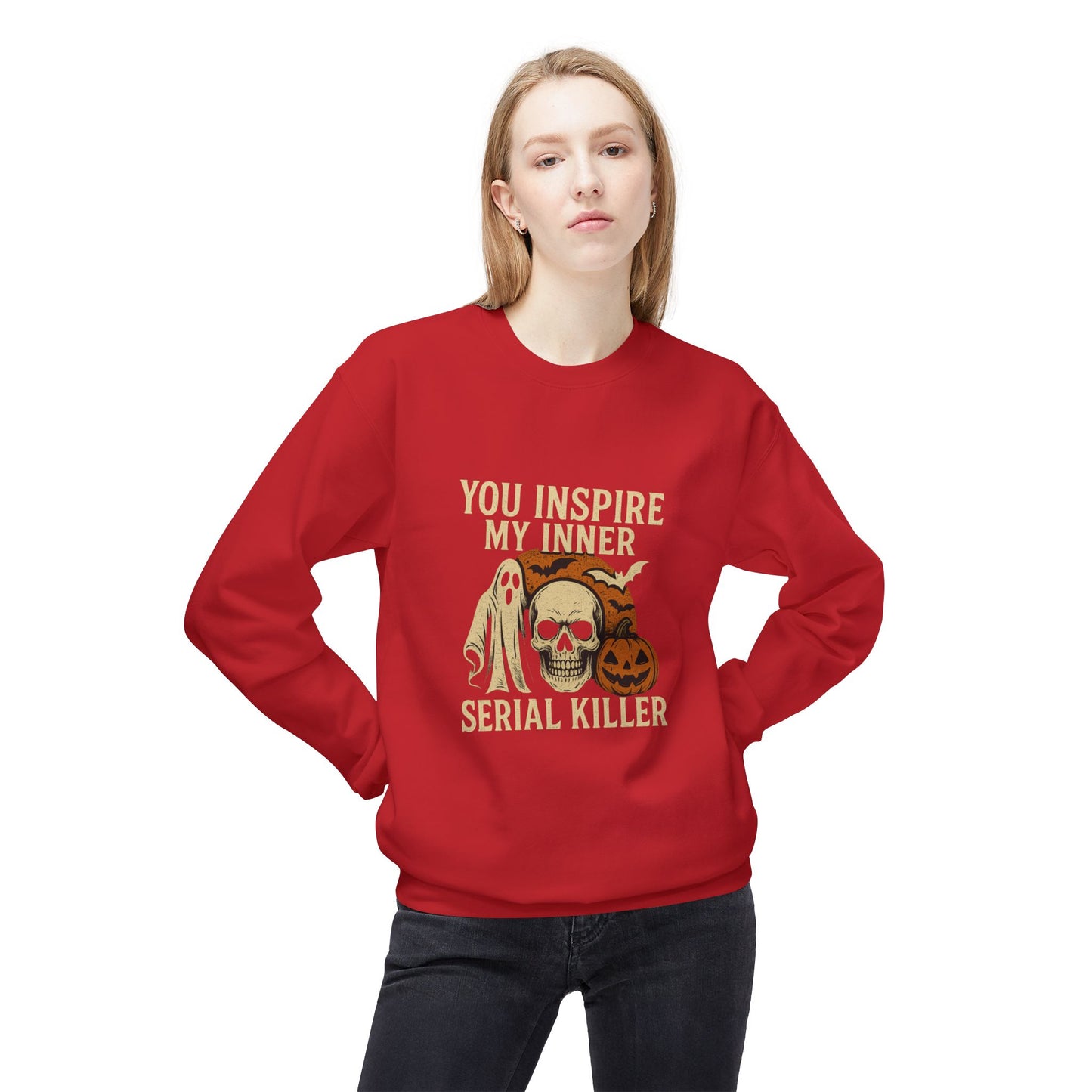 You Inspire My Inner Serial Killer Sweatshirt – Dark Humor Halloween Apparel