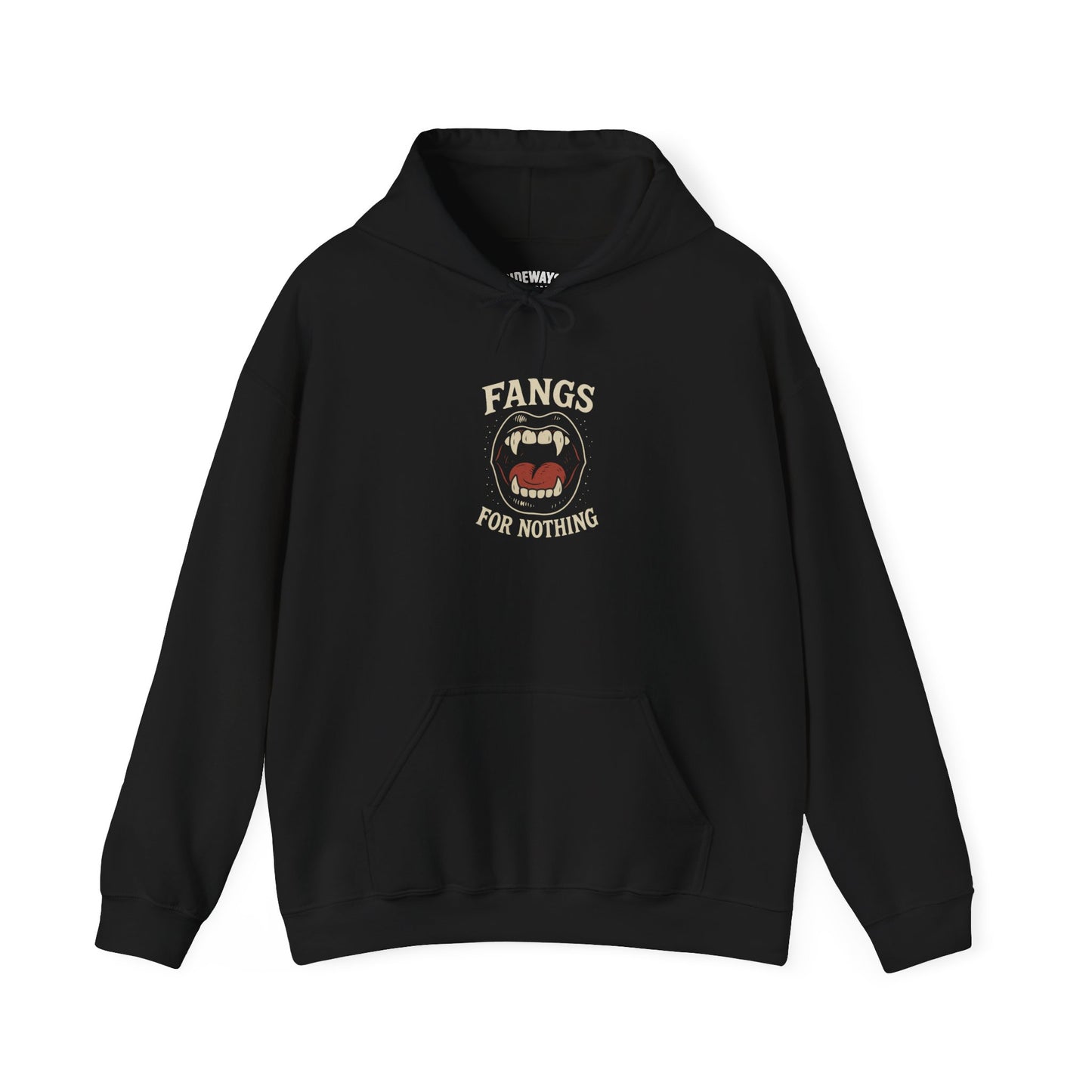 Fangs for Nothing Hoodie - Comfortable Unisex Sweatshirt for Halloween