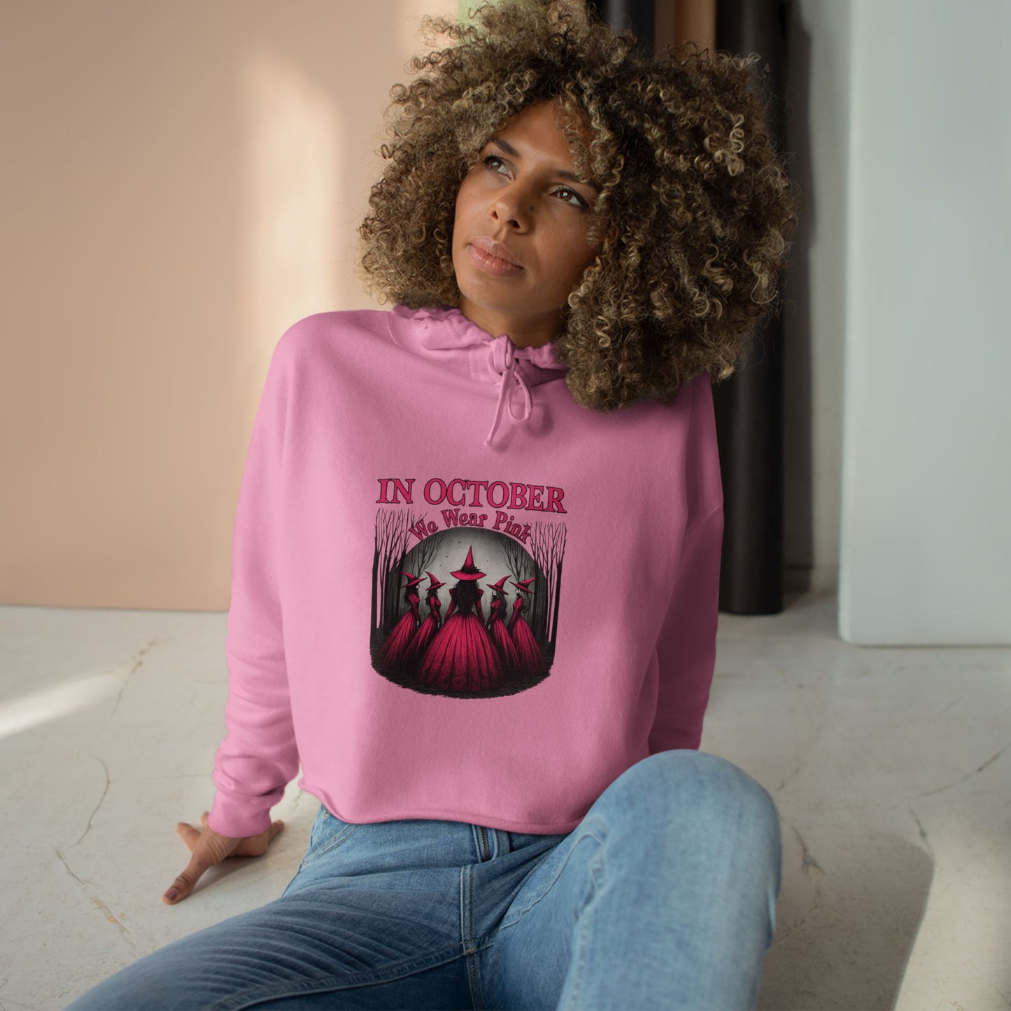 ππ October Vibes Crop Hoodie β Spooky Season Meets Strong AF π»πͺ