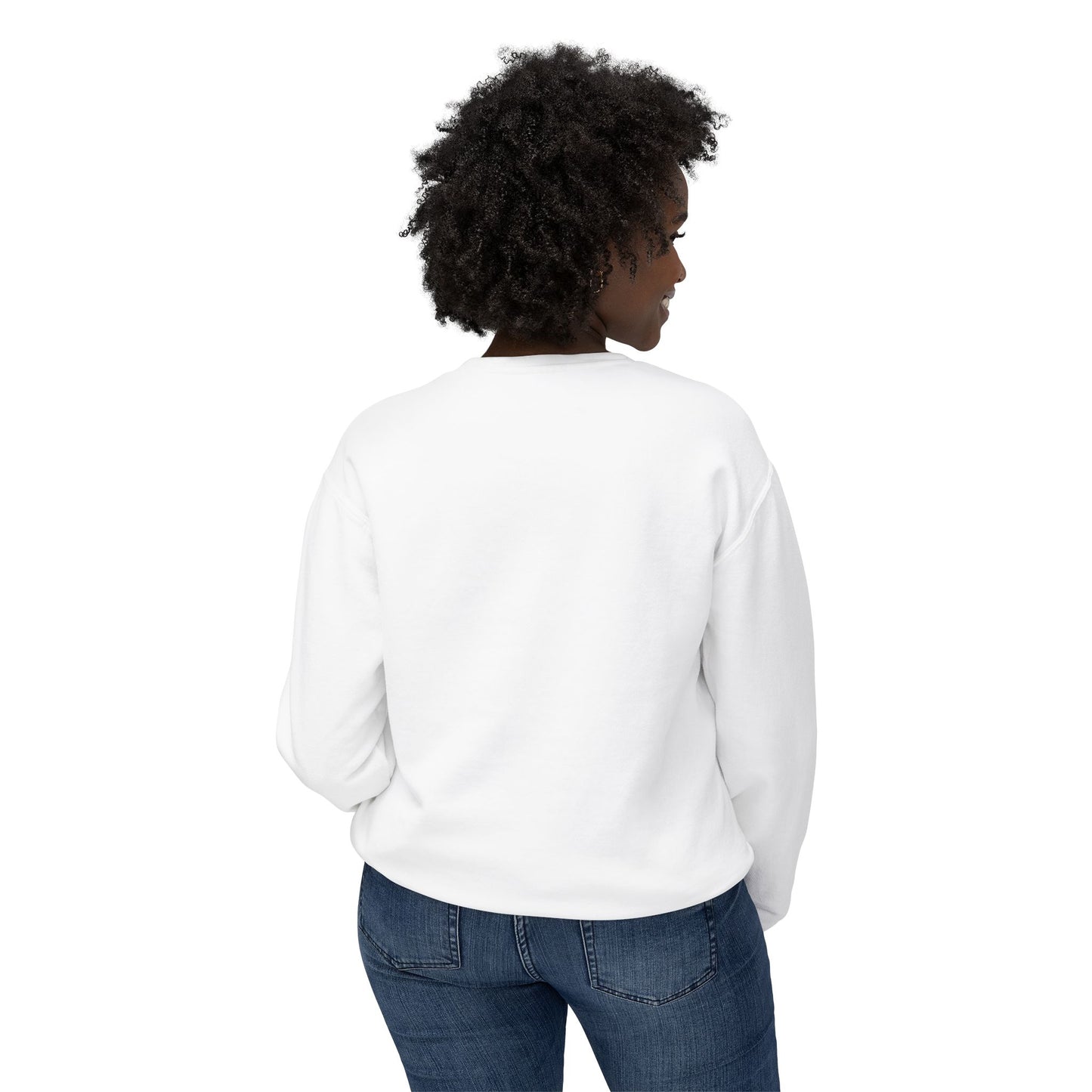 Namast’ay the F*ck Away – Cozy Crewneck Sweatshirt
