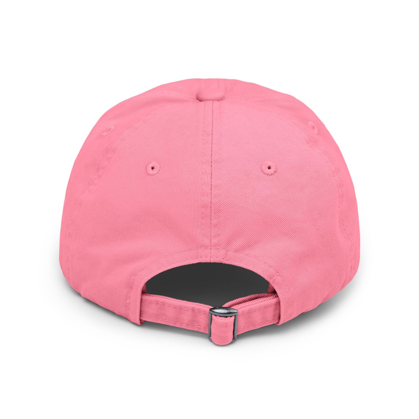 Unisex Pink Distressed Cap