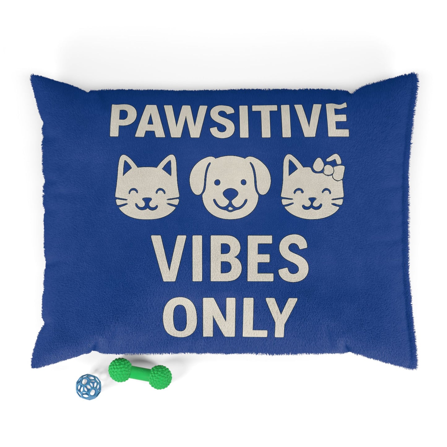 Pawsitive Vibes Pet Bed – Cozy Dog & Cat Retreat