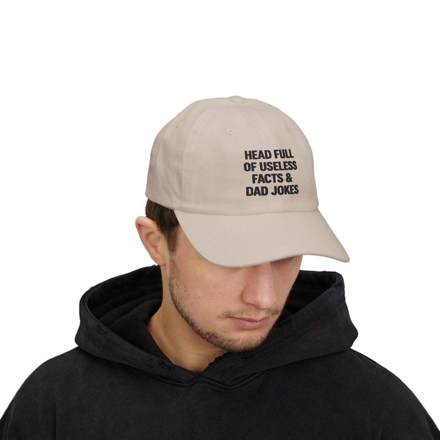 Head Full of Useless Facts – Embroidered Dad Cap