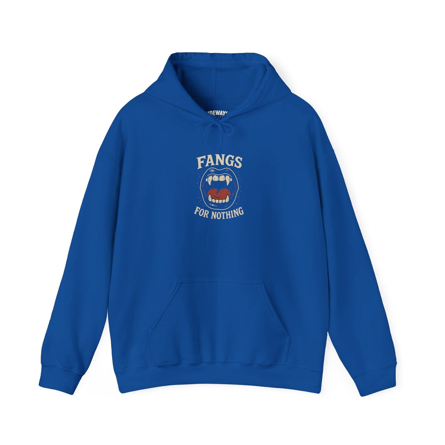 Fangs for Nothing Hoodie - Comfortable Unisex Sweatshirt for Halloween