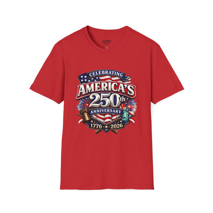 America's 250th Anniversary T-Shirt — Celebrating 1776–2026 Patriotic Tee