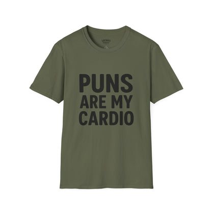 Puns Are My Cardio – T-Shirt