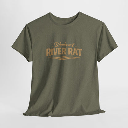 Weekend River Rat T-Shirt – Retro Boating Crew Tee