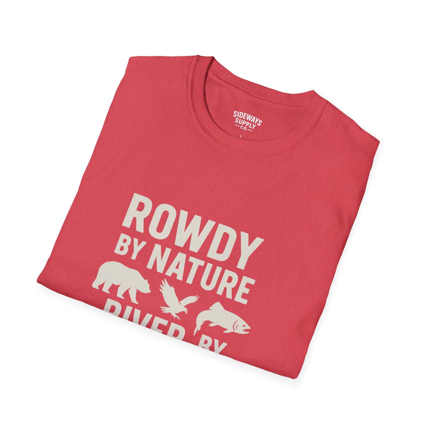 "Rowdy by Nature" Unisex Softstyle T-Shirt: