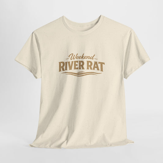 Weekend River Rat T-Shirt – Retro Boating Crew Tee