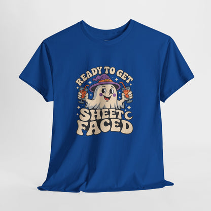 Ready to Get Sheet Faced Halloween Tee