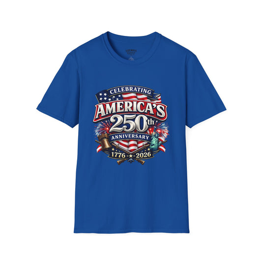 America's 250th Anniversary T-Shirt — Celebrating 1776–2026 Patriotic Tee