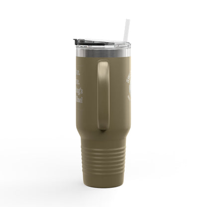 “Everything's Fine” 40oz Insulated Travel Mug – Swearwear Edition