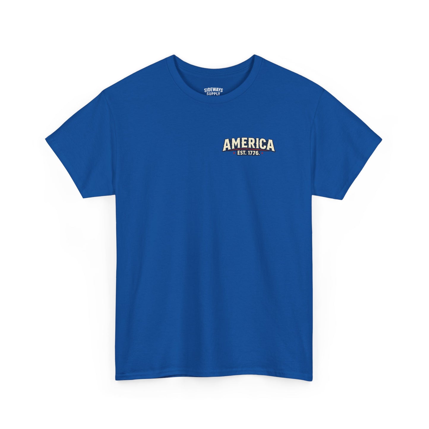 Freedom Downriver Graphic Tee — "America The Free" Patriotic T-Shirt
