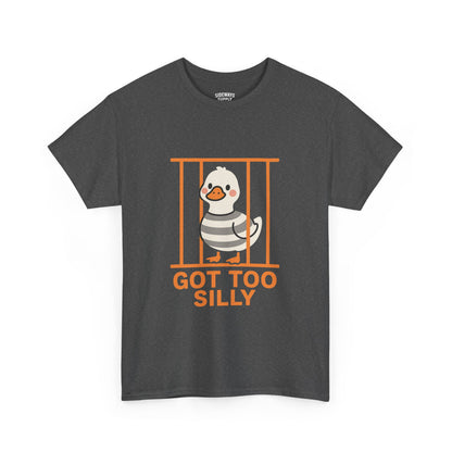Funny Goose Jail Humor Heavy Cotton Tee