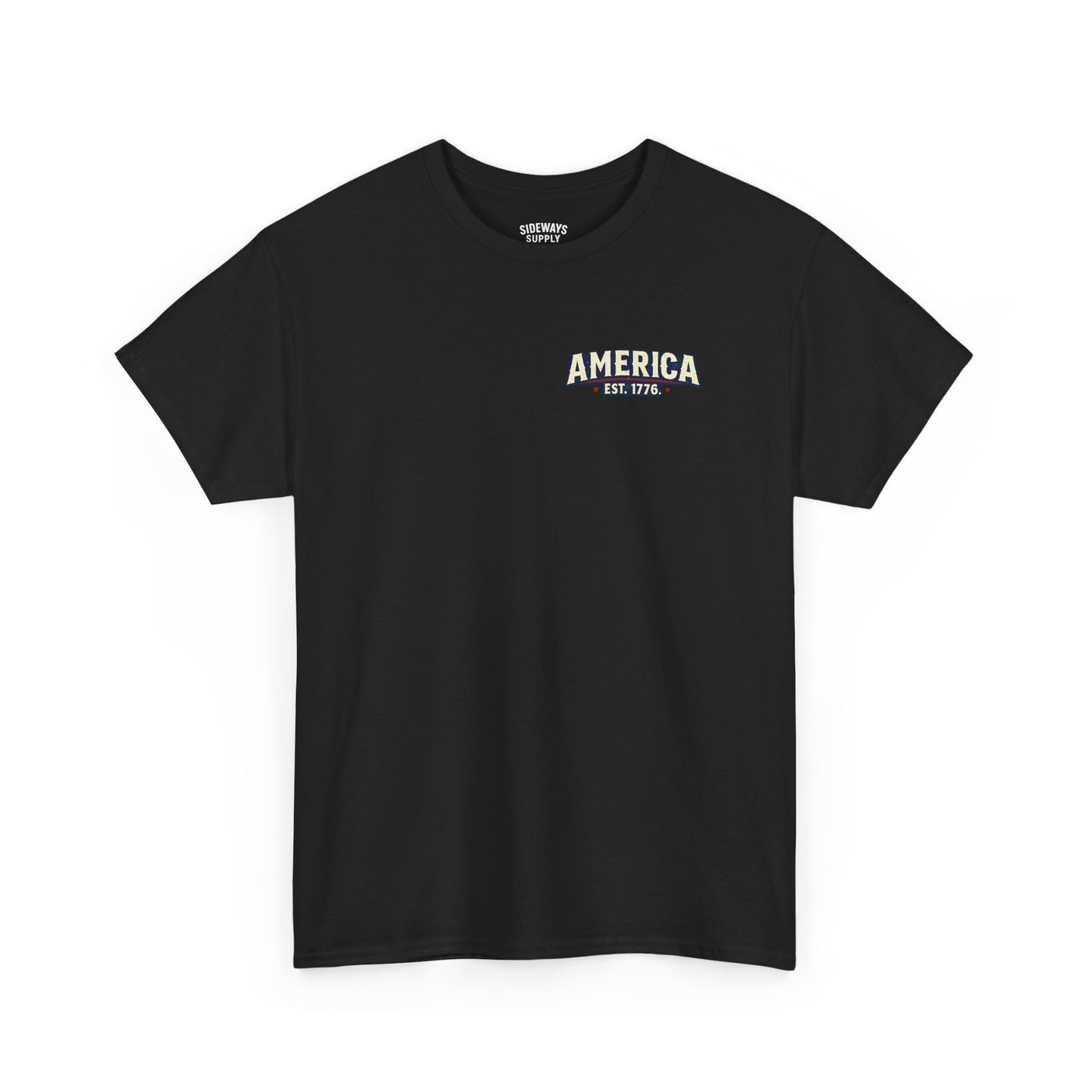 Freedom Downriver Graphic Tee — "America The Free" Patriotic T-Shirt