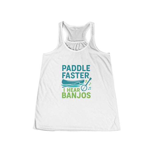 Paddle Faster Racerback Tank (Vintage Style)