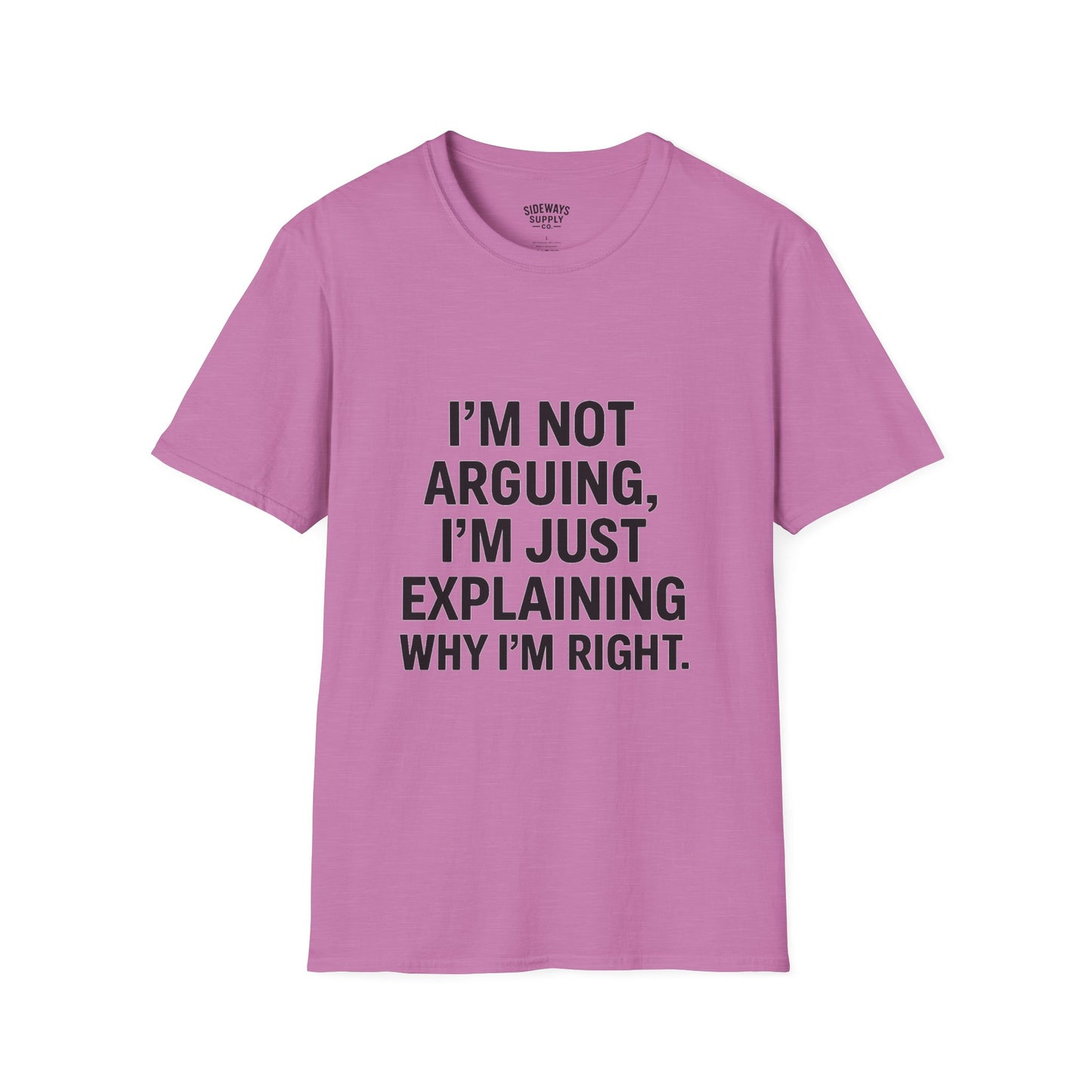"I'm Not Arguing, I'm Just Explaining Why I'm Right" T-shirt