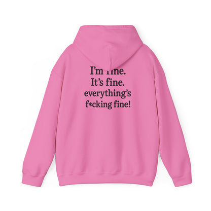 “Everything’s Fine” Heavy Blend Sweatshirt – by Swearwear