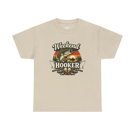 Weekend Hooker Fishing Tee — Unisex Bass Angler Graphic T-Shirt
