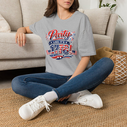 T-Shirt — "Party Like It's 1776!" Patriotic 4th of July Tee