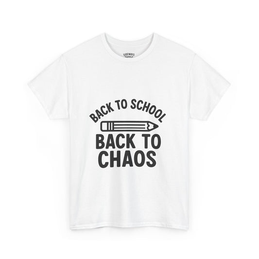 Back to Chaos Unisex Heavy Cotton Tee