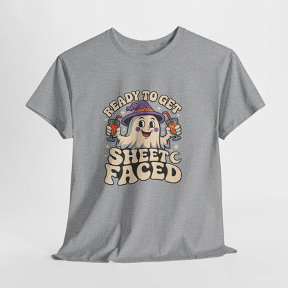 Ready to Get Sheet Faced Halloween Tee