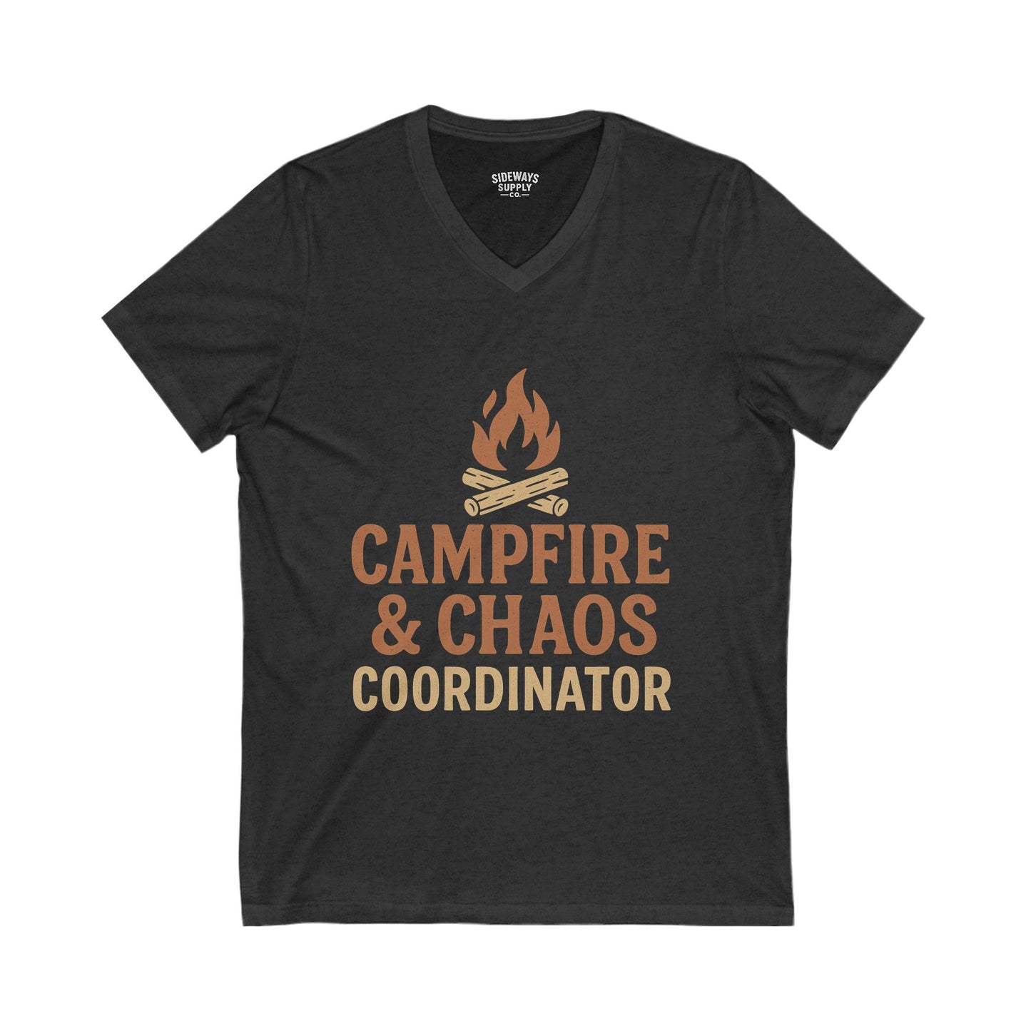 Campfire & Chaos Coordinator V-Neck Tee