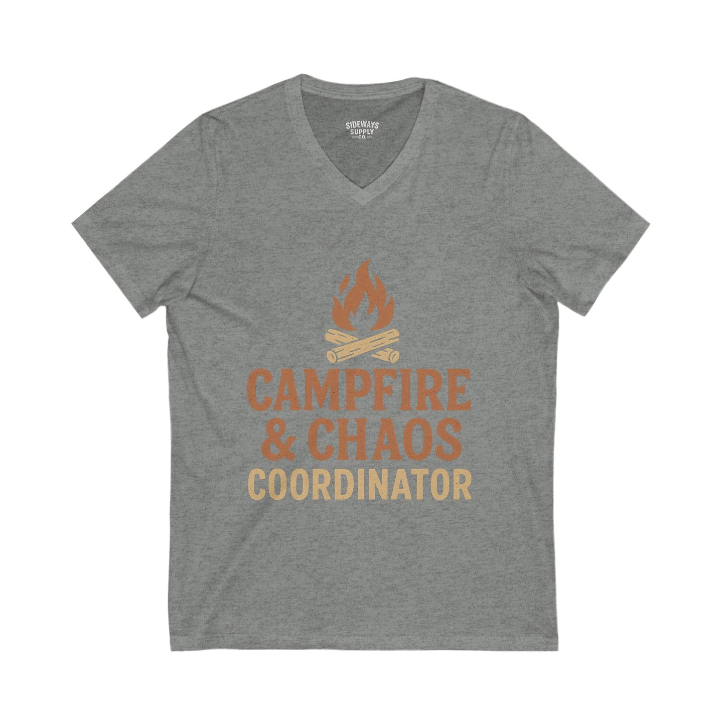 Campfire & Chaos Coordinator V-Neck Tee
