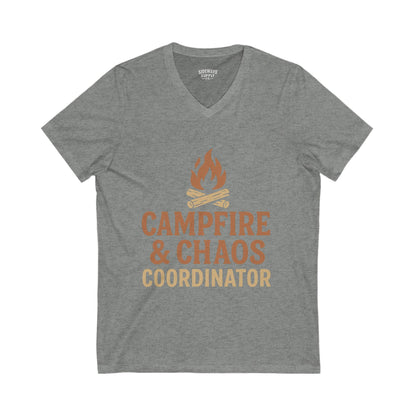 Campfire & Chaos Coordinator V-Neck Tee