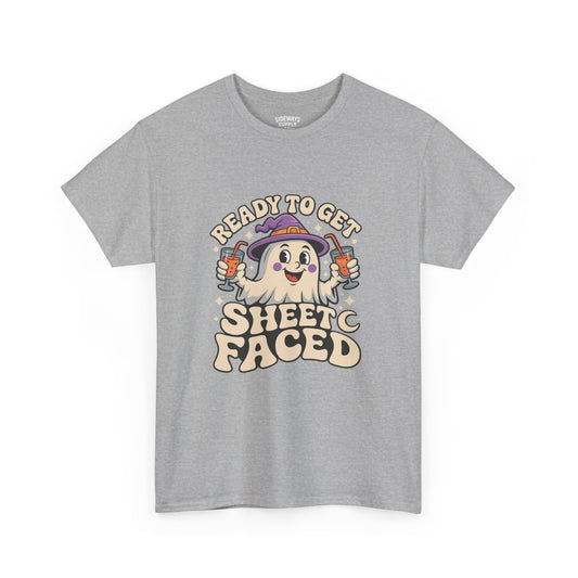 Ready to Get Sheet Faced Halloween Tee