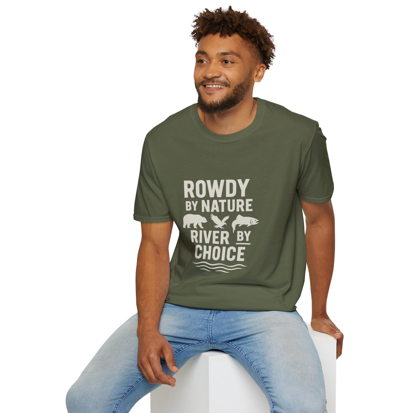 "Rowdy by Nature" Unisex Softstyle T-Shirt: