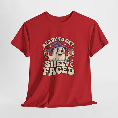 Ready to Get Sheet Faced Halloween Tee