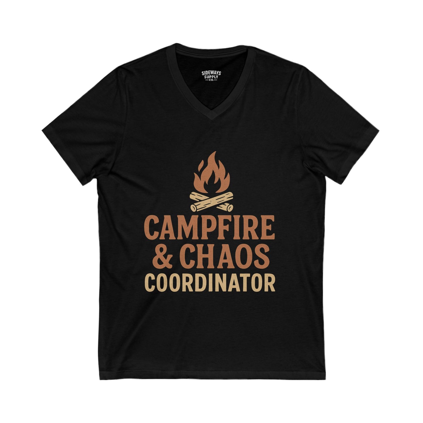 Campfire & Chaos Coordinator V-Neck Tee