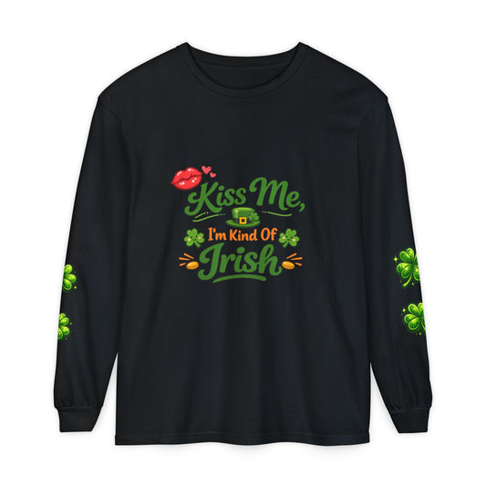 Kiss Me I’m Kind of Irish Long Sleeve Tee