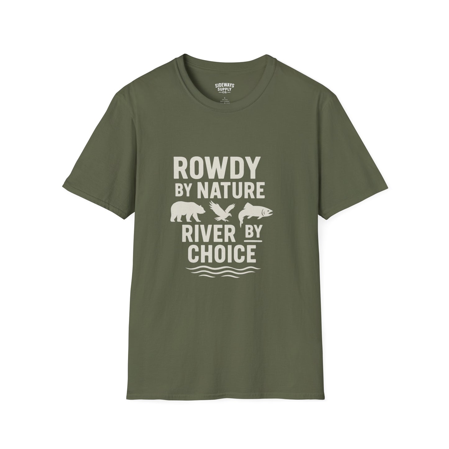 "Rowdy by Nature" Unisex Softstyle T-Shirt: