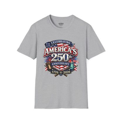 America's 250th Anniversary T-Shirt — Celebrating 1776–2026 Patriotic Tee