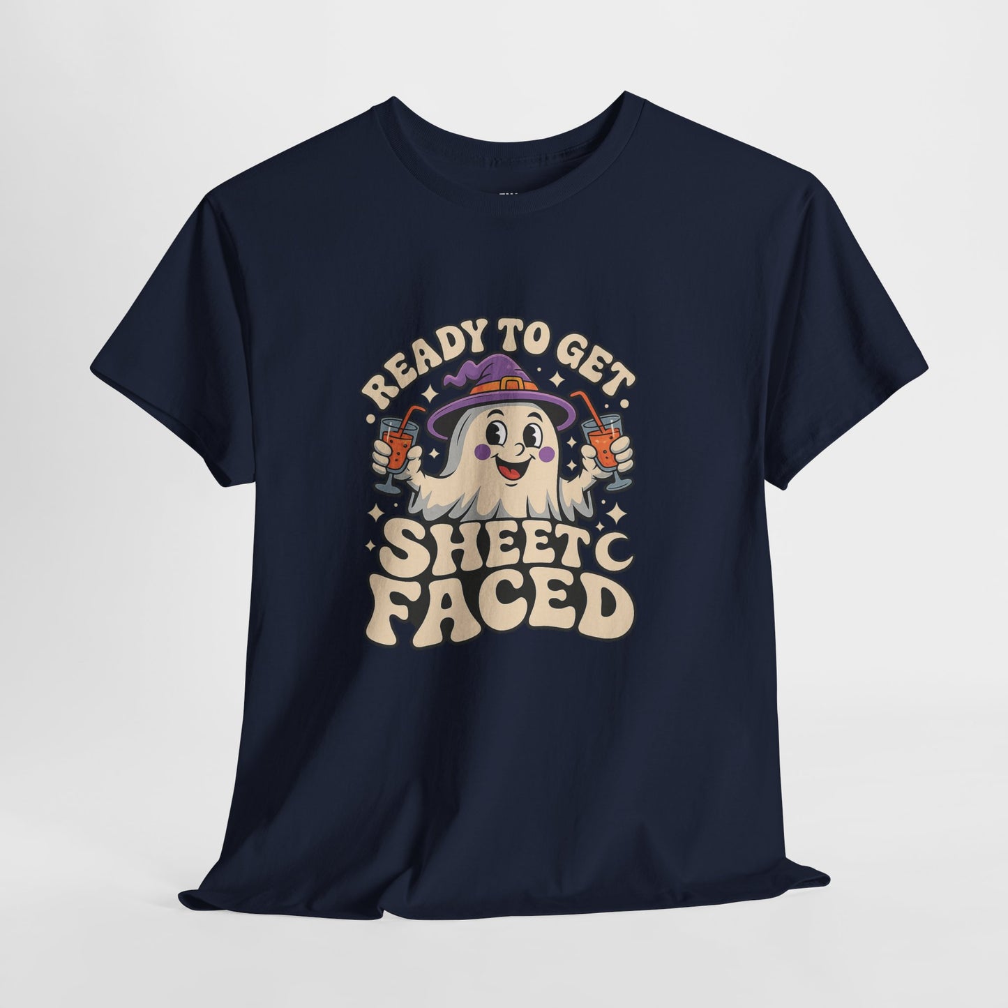Ready to Get Sheet Faced Halloween Tee