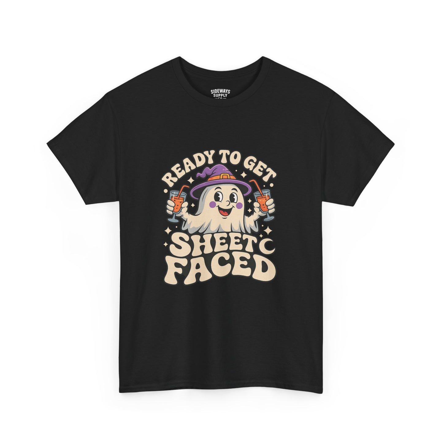 Ready to Get Sheet Faced Halloween Tee
