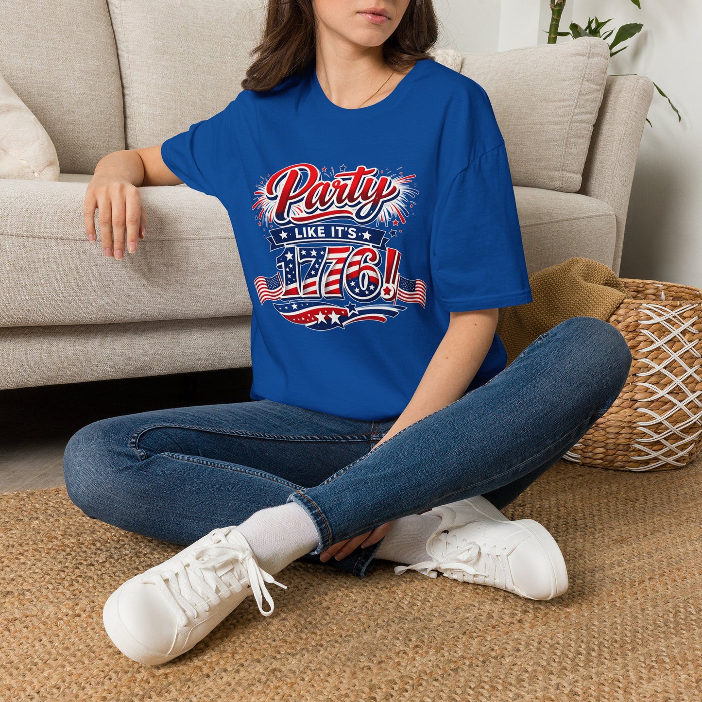 T-Shirt — "Party Like It's 1776!" Patriotic 4th of July Tee