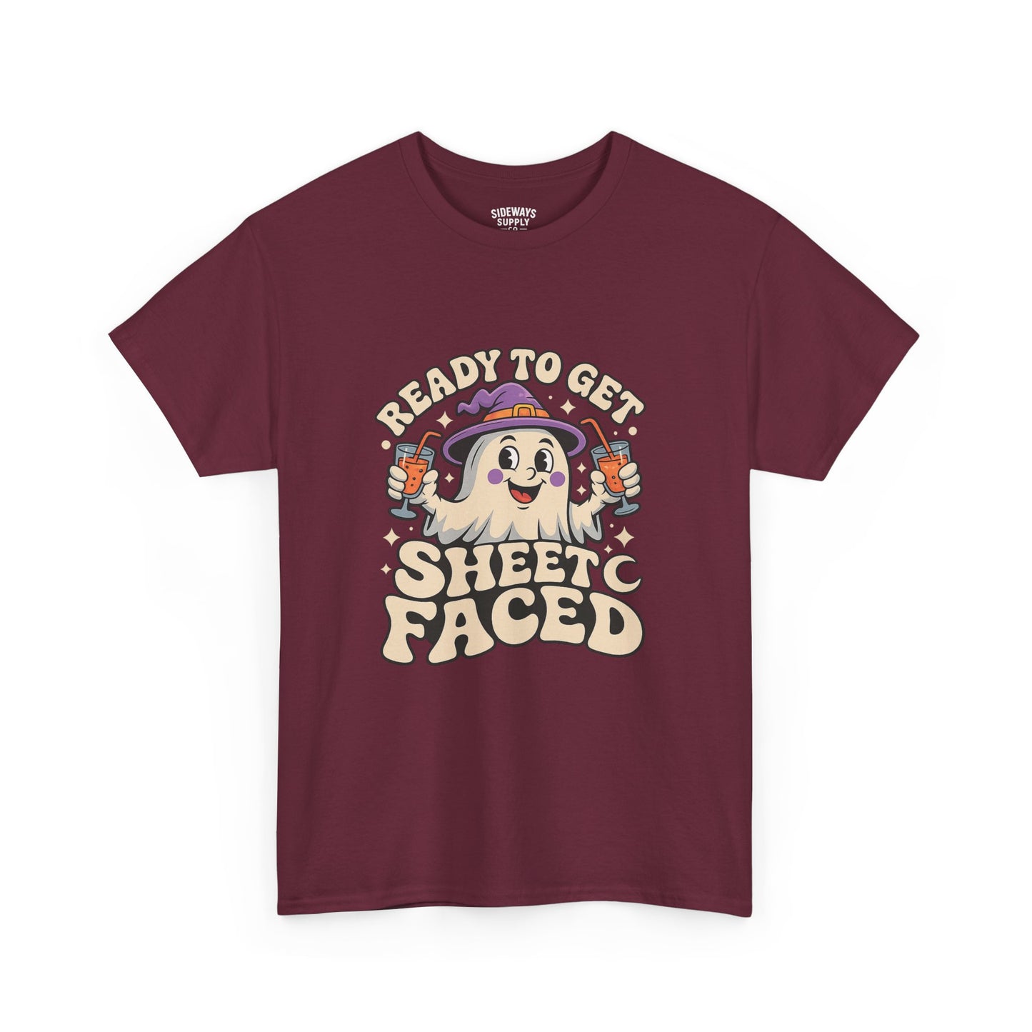 Ready to Get Sheet Faced Halloween Tee