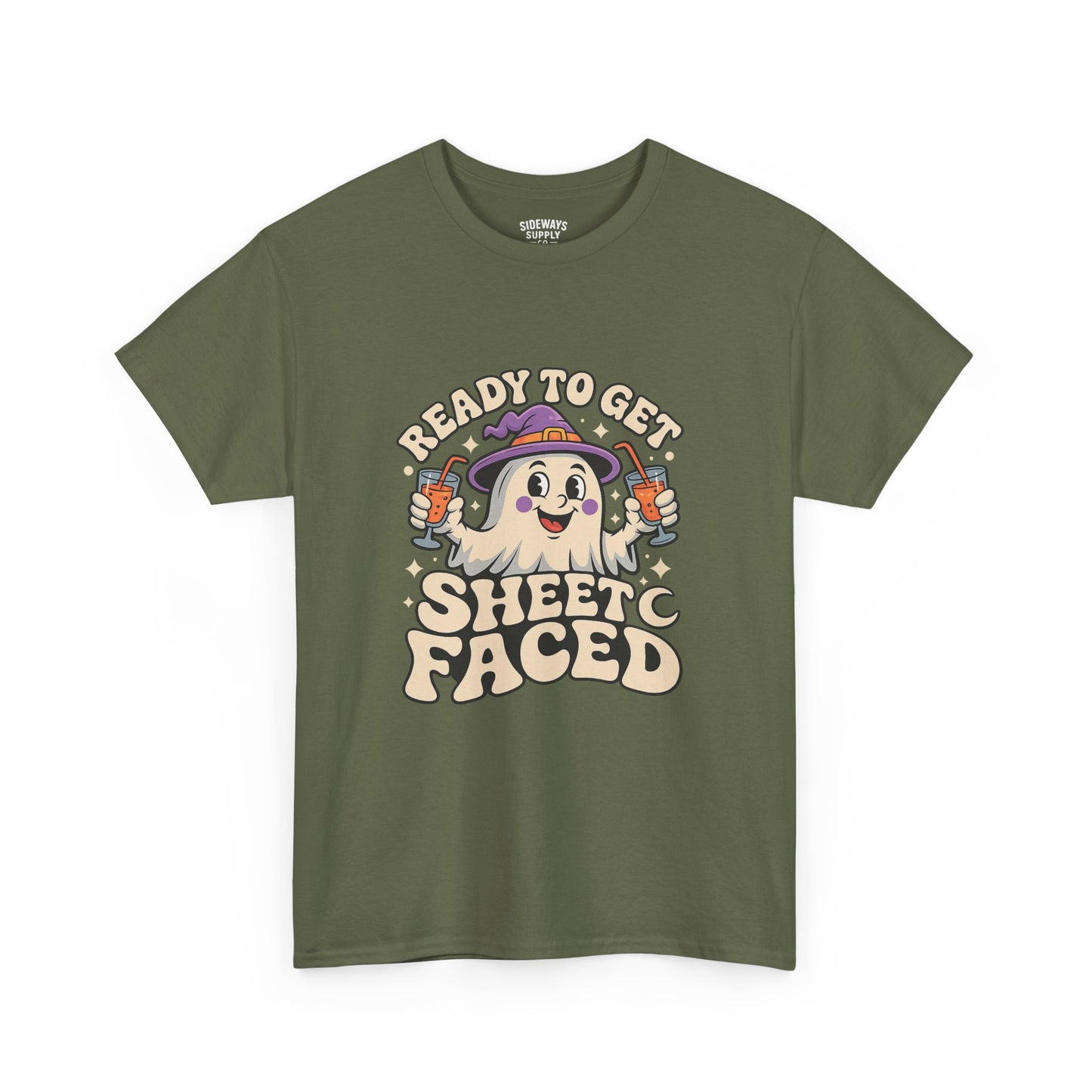 Ready to Get Sheet Faced Halloween Tee