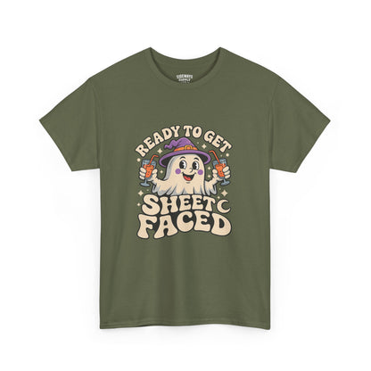 Ready to Get Sheet Faced Halloween Tee