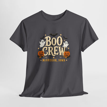 Boo Crew Halloween T-Shirt — Cute Ghosts & Pumpkins Graphic Tee
