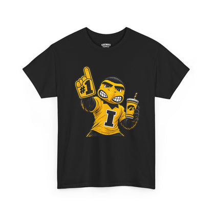Mascot Fan T-Shirt — #1 Foam Finger Cheerleader Design