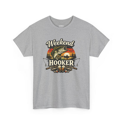 Weekend Hooker Fishing Tee — Unisex Bass Angler Graphic T-Shirt